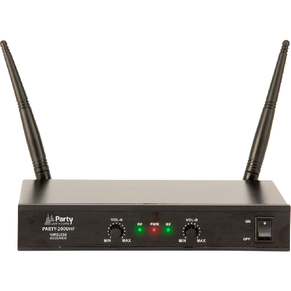 Ibiza Wireless Microphone System (2 channels)-4