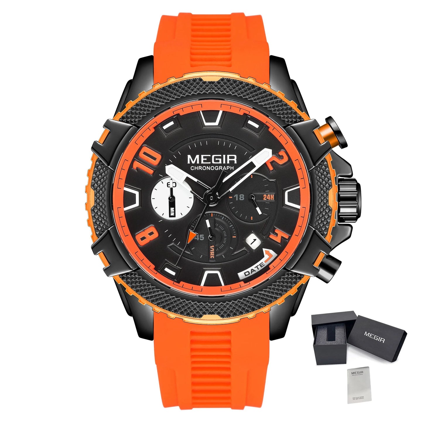 MEGIR Luxury Men's Watches Fashion Sport Quartz Watch Waterproof Date Chronograph Military Wristwatches Clock Reloj Hombre 2200