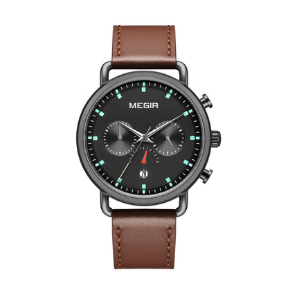 MEGIR Men Watch Top Brand Fashion Casual Quartz Watches Waterproof Date Man Sports Military Wristwatch Clock Relogio Masculino