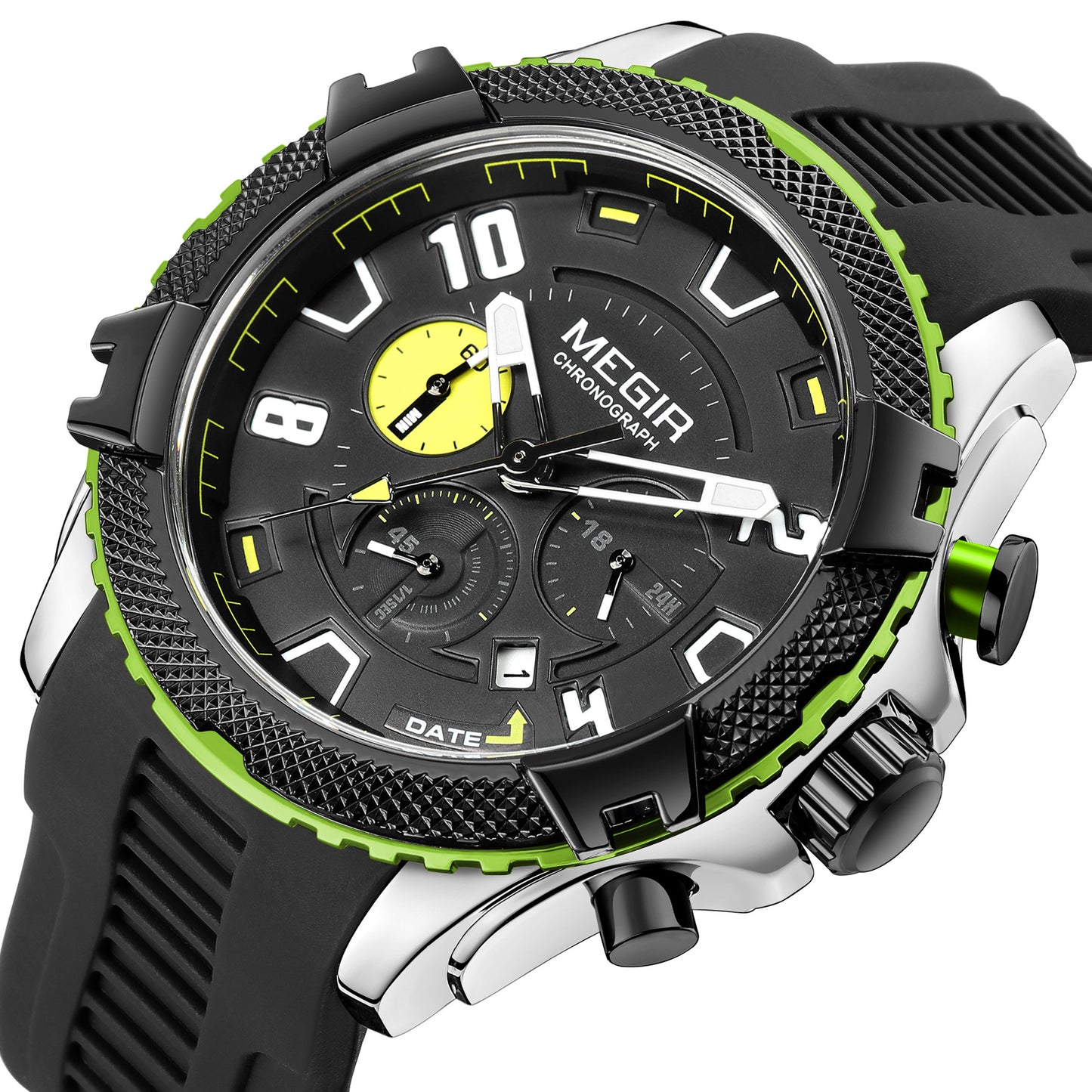 MEGIR Luxury Men's Watches Fashion Sport Quartz Watch Waterproof Date Chronograph Military Wristwatches Clock Reloj Hombre 2200