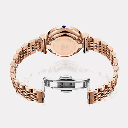 RUIMAS Fashion Women Watch Luxury Quartz Wristwatch Stainless Steel Ladies Casual Watches Dress Clock Relogio Feminino 538