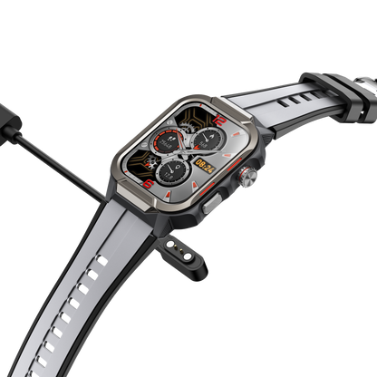 Smart Watch for Men 3ATM Waterproof Smartwatch 1.96 inch screen for Android and iOS Phones Fitness Tracker Watch with 100+ Sports Modes-3