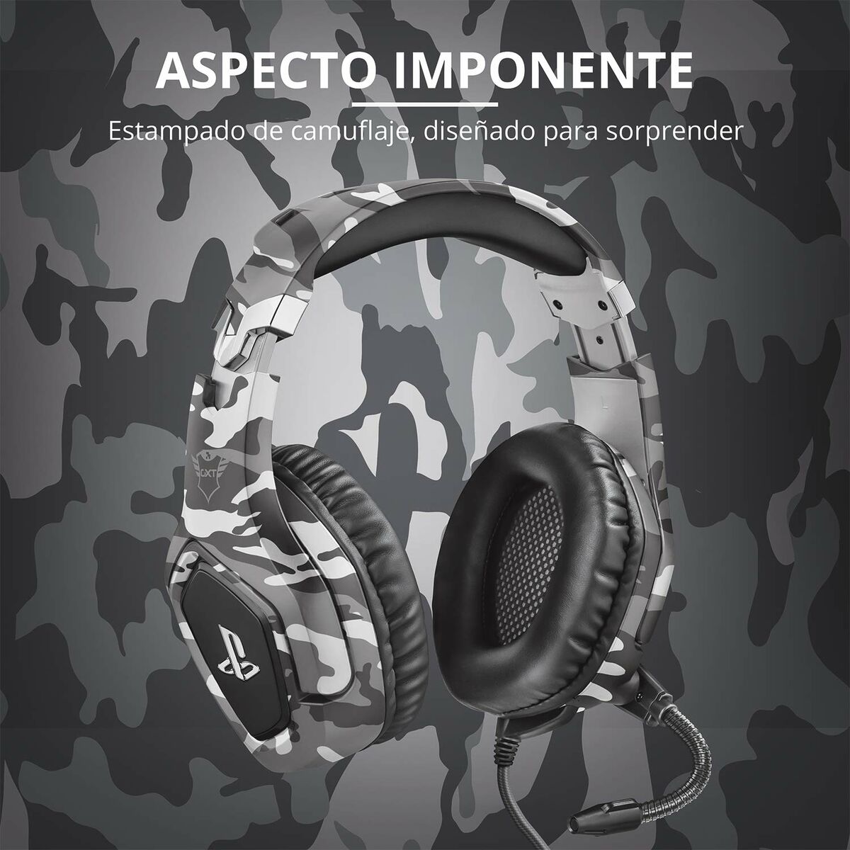 Wireless Headphones Trust 23531 GXT488 Grey