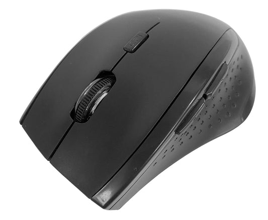 BCL Ergonomic Optical Wireless Mouse - Plain White Boxed - MSE-RF601