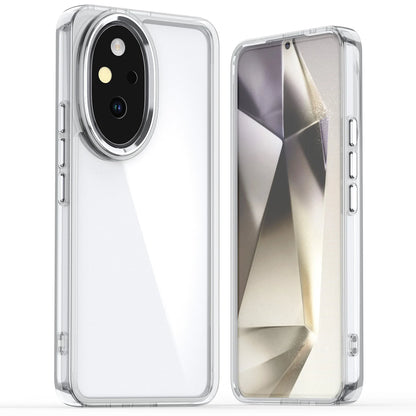 Honor 200 Phone plating Transparent Cases, Shockproof HD Clear Hard Cover for Honor 200 Pro