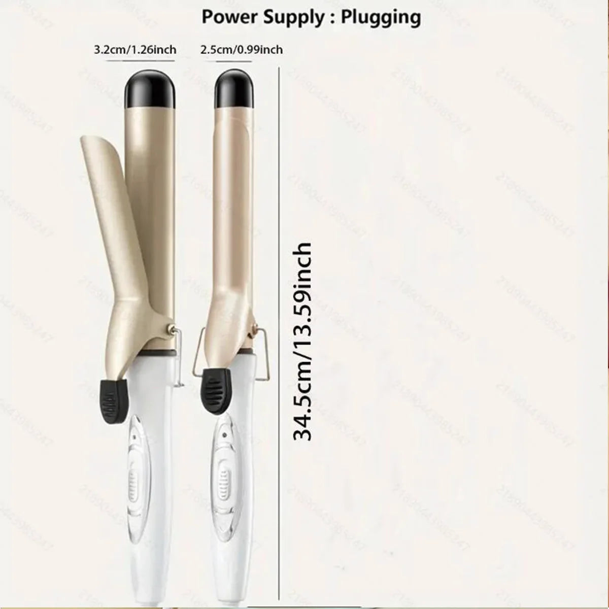 1pc Rotating curling iron, automatic curling iron, quick heating iron suitable for medium and long hair, ladies' gifts,