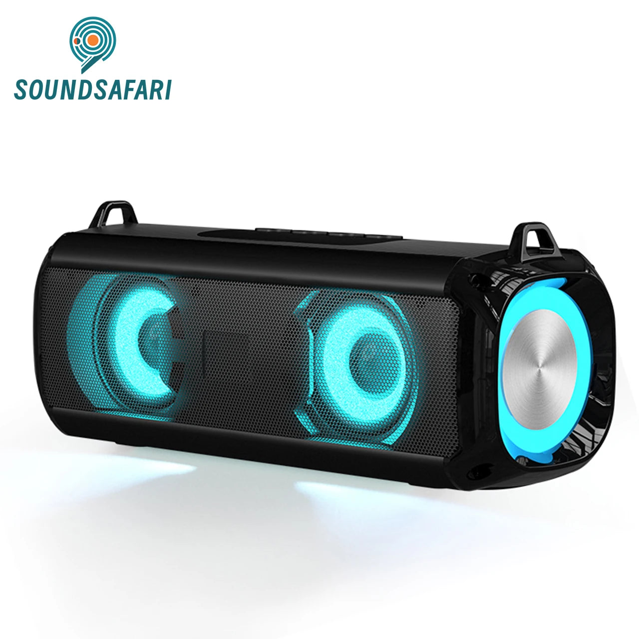 RGB Speaker Portable Wireless Music Player & Soulder Straps LED Bluetooth 5.0 TF USB-C AUX