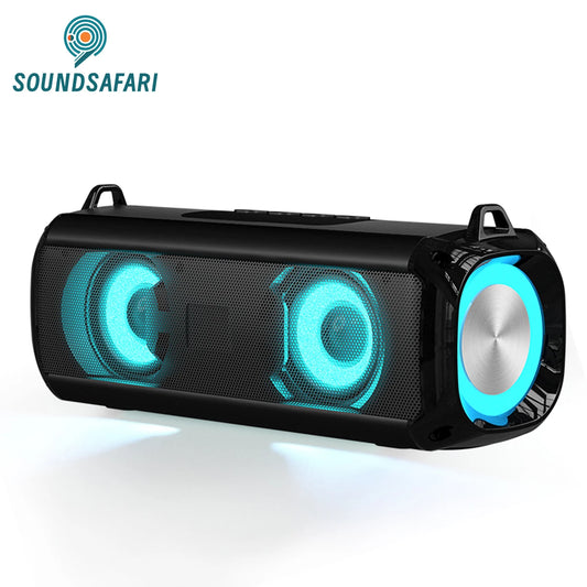 RGB Speaker Portable Wireless Music Player & Soulder Straps LED Bluetooth 5.0 TF USB-C AUX
