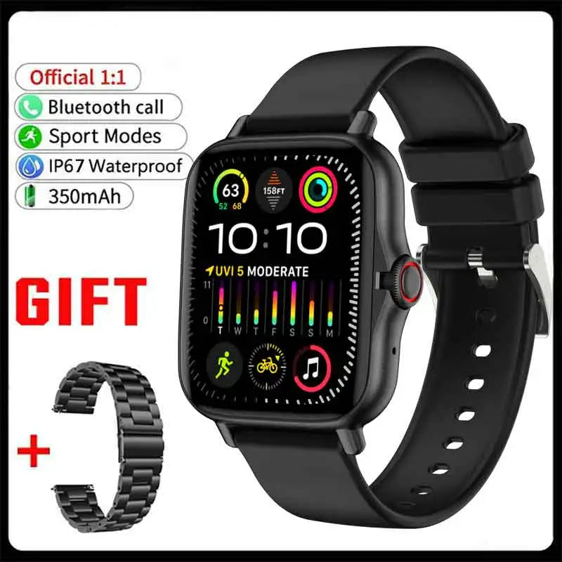 Smart Watch Men Women Gift Full Touch Screen Sports Fitness Watches Bluetooth Call Health Monitor Digital Smartwatch Wristwatch