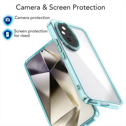 Honor 200 Phone plating Transparent Cases, Shockproof HD Clear Hard Cover for Honor 200 Pro