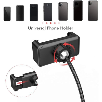 LED Selfie Ring Light Video Lights USB Ring Lamp Lighting With Mini Tripod Stand Rim Of Light To Make Youtube Fill Ringlight