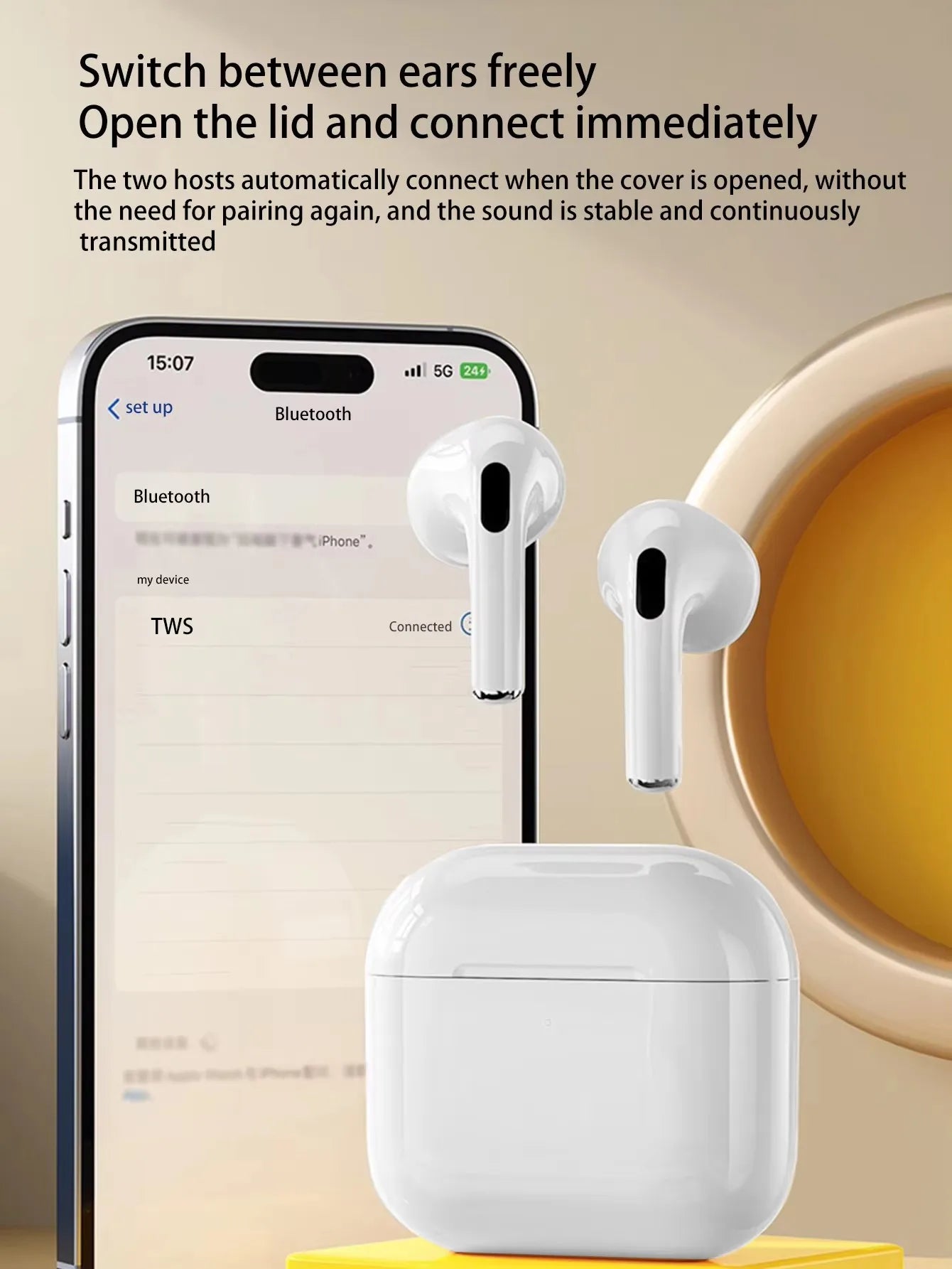 Air Pro True Wireless Bluetooth Earphones ANC Noise Reduction Wireless Headphones Pod Like Pods pro2 Ear Buds For IPhone Android