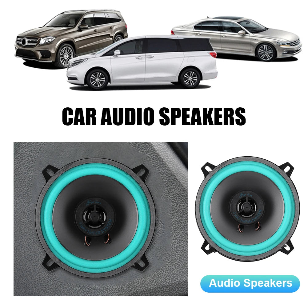 4/5/6 Inch Car Speakers Car 100W/160W Audio Music Stereo Full Range Frequency Car Stereo Speaker Universal Automotive Audio 2025
