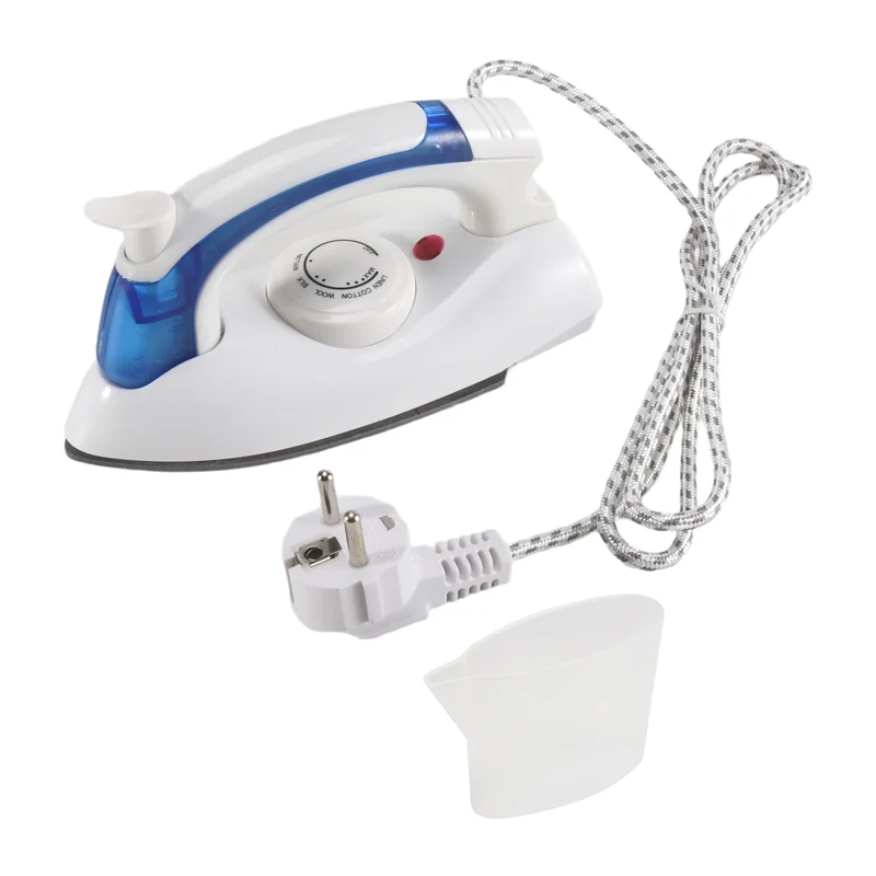 AA81-Travel Iron Portable Steam Iron For Clothes Mini Iron Non-Stick Plate Dry Ironing Steam Ironing Fast Heated Up EU Plug Dura