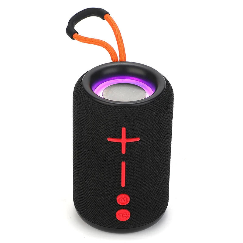 Rockmia EBS-033 5W Mini Fabric Mesh Speaker Bluetooth 5.0 Wireless Music Box With RGB Light  TF Card U-disk Play Bass Function