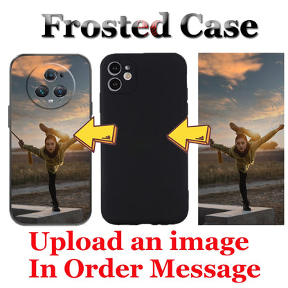 Exclusive Custom Personalized Frosted Phone Case for Honor X6A 90 Y9 Y6 X9 X8 Y5 5G PRIME DIY Cover Customized Design Name Photo
