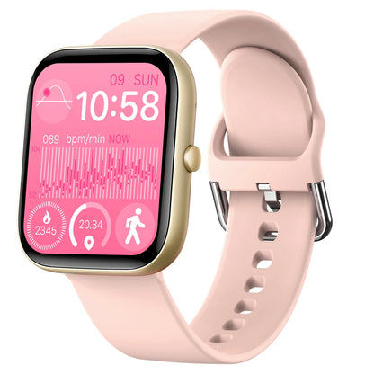 New Smart Watch New Fashion Men Women Blue Tooth Call Music Waterproof Sport Heart Rate Blood Oxygen Smartwatch Information push