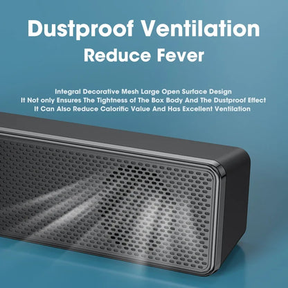 Home theater, Bluetooth speakers, USB powered wired and wireless audio panels, TV, PC, laptop, 3D audio gaming system