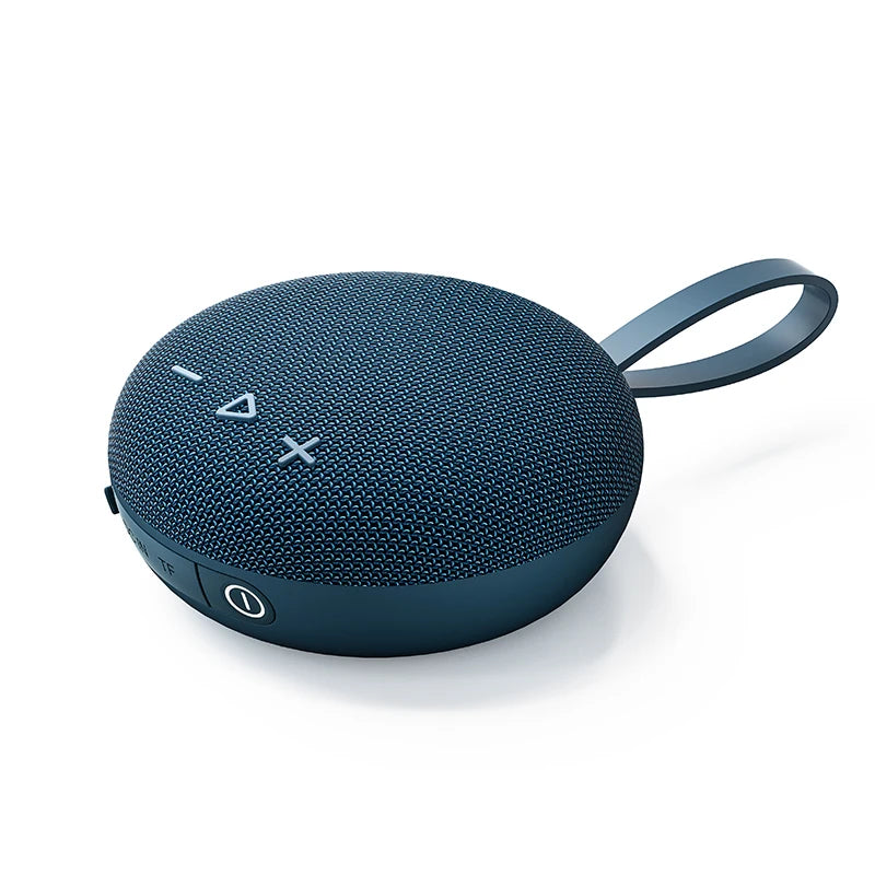 Rockmia EBS-313 Mini Portable Magnet Speaker BT5.3 Wireless Stereo Music Box Outdoor Waterproof IPX6 Fabric Mesh Silicone Handle