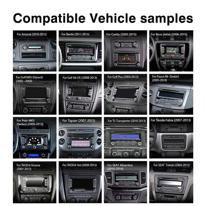 7" 2 Din HD Car Media Video RDS Airplay Car Radio CarPlay Android Auto Stereo Audio For Volkswagen/Seat/Skoda/Passat/Golf/Polo