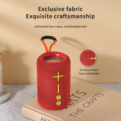 Rockmia EBS-033 5W Mini Fabric Mesh Speaker Bluetooth 5.0 Wireless Music Box With RGB Light  TF Card U-disk Play Bass Function