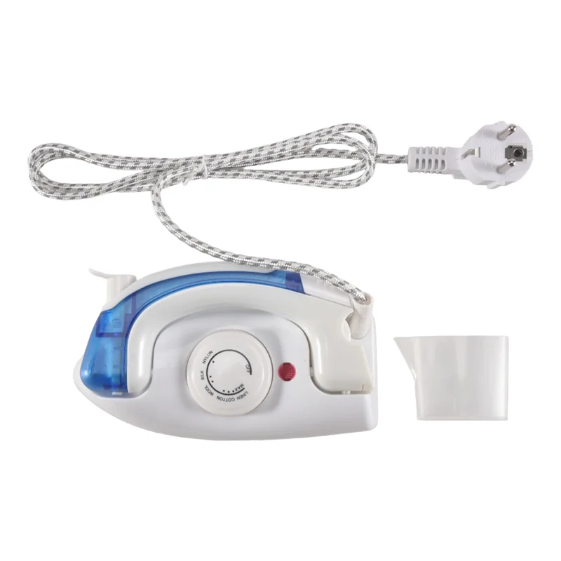 AA81-Travel Iron Portable Steam Iron For Clothes Mini Iron Non-Stick Plate Dry Ironing Steam Ironing Fast Heated Up EU Plug Dura