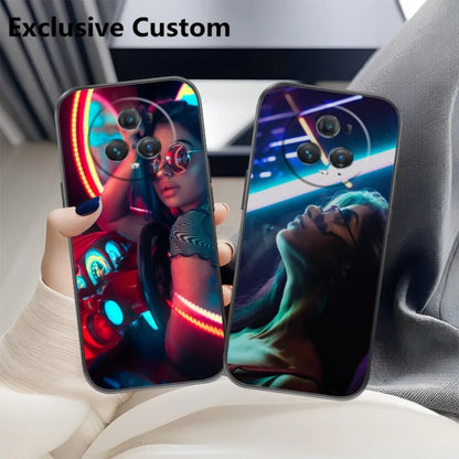 Exclusive Custom Personalized Frosted Phone Case for Honor X6A 90 Y9 Y6 X9 X8 Y5 5G PRIME DIY Cover Customized Design Name Photo