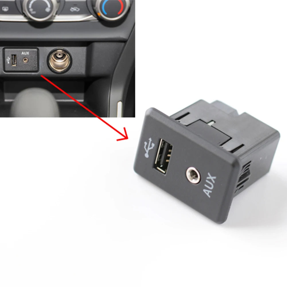 AUX Stereo Adaptor Car AUX Interface Car Audio Installation Practical Car Accessory Reliable Audio Performance For Nissan 370Z
