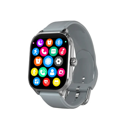 LAXASFIT New 2.01 Inch Smart Watch Man Woman Gift Full Touch Screen Sports Fitness Watch BT Call Digital Smart Watch